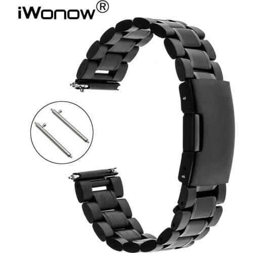 Quick Release Stainless Steel Watch Band 18mm 20mm 22mm for Timex Armani DW CK Diesel Fossil Wrist Strap Bracelet Black Silver