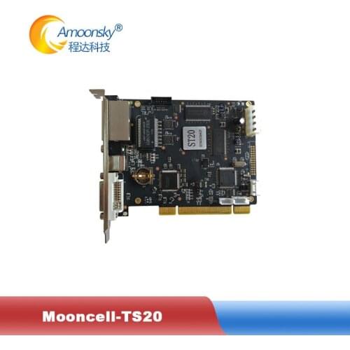 Led synchronous control system Mooncell ST20 led sending card for large industrial displays p10 led display module