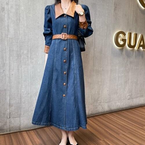 Модные джинсовые платья Yiwanxiang China At AliExpress