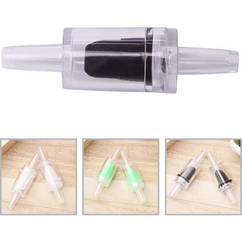1Pcs Black Useful One Way Non-Return Check Valve Aquarium Air Pump Accessories Compatible with 4mm Air Pipe Function Great