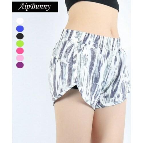 Aipbunny Summer street Fashion Women fake two shorts zipper pocket Sexy Elastic waist short pants breathable Girl Ladies shorts