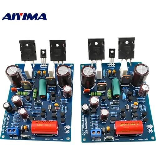 AIYIMA 2Pcs Power Amplifier Audio Board 1943 5200 Sound Amplifier 120Wx2 2.0 Channel Hifi Mini Amp Linear Bipolar Transistor