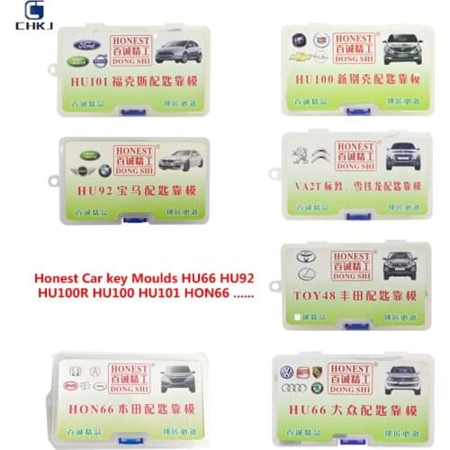 CHKJ 100% Original Honest Car key Moulds HU66 HU92 HU100 HU101 HON66 for key moulding Car Key Profile Modeling Locksmith Tools