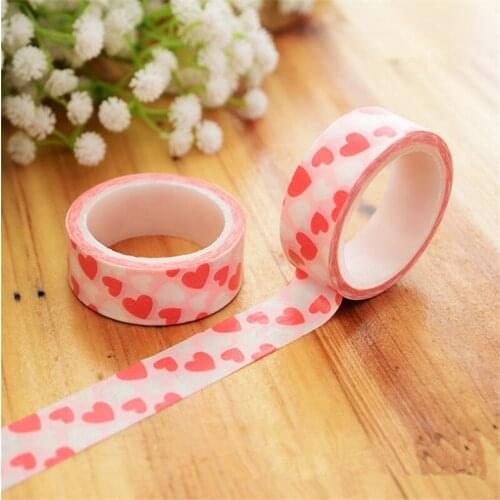 AYRON 15mm*5m DIY Cute Kawaii Cartoon Decorative Washi Tape Lovely Lace Grid Tape For Home Decoration Scrapbooking