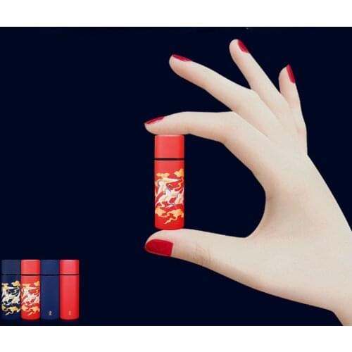 Hot mini thermos cup womens portable small capacity 316 stainless steel water cup coffee cup Valentines Day gift thermos mug