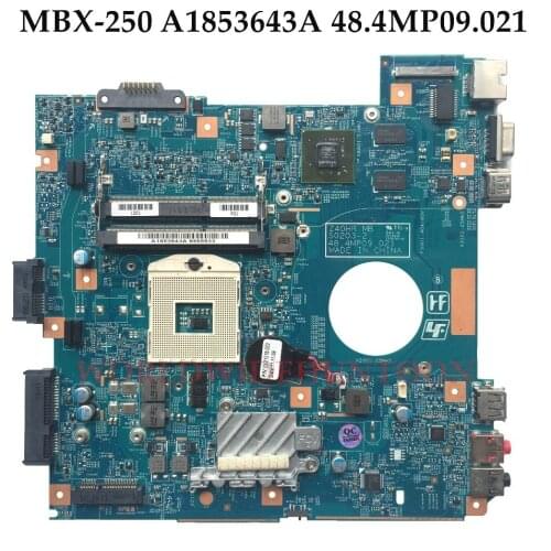 High quality MBX-250 for SONY VPC-EG series Laptop Motherboard MBX-250 A1853643A 48.4MP09.021 PGA989 DDR3 100% Fully Tested