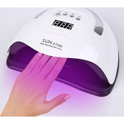 New150w Led Lamp Nail Dryer Machine Uv Lamp For Gel Polish Dryer Lamp With Motion Detection Lcd Display Tab Art Tool