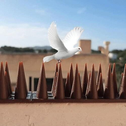 NEW Plastic Anti-bird Spikes Against Birds Garden Outdoor Decoration Scare Cat Anti Pigeon Repeller Animal 10PCS/pack