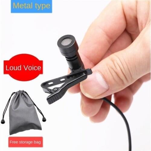 Portable Microphone Loudspeaker Microphone Tie Clips Microphone Wired Microphones Loudspeaker Microphones