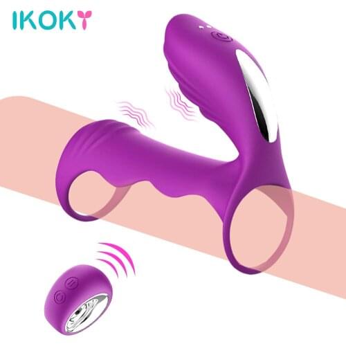 Couple Tools Cockring Vibrators Sex Toys For Men Women Clitoris Vagina Anal Massager Penis Stretcher Enlargement Machine Shop
