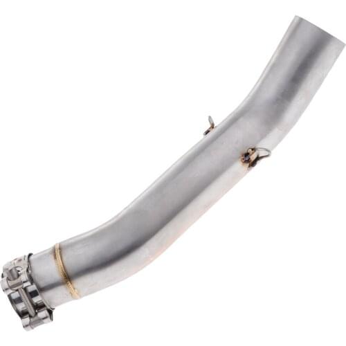 51mm Motorcycle Exhaust System Motorbike Middle Connect Link Pipe Slip-on for Benelli TNT300