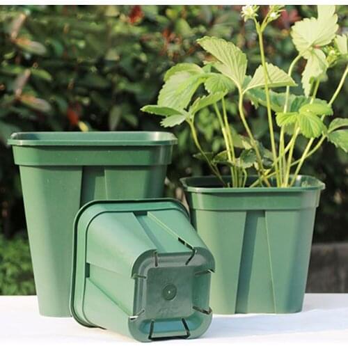 Green Plant Flower Pot Breathable Non-rotten Root Rose Seedling Planting Pot Plastic Flowerpot Succulent Planter