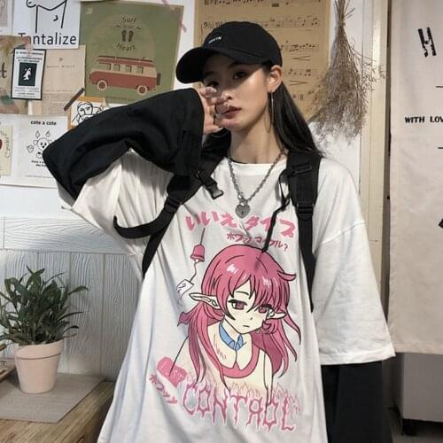 Anime christmas women tshirts Harajuku among us Japanese femme clothing streetwear Hip hop femela t shirt Kawaii cute ropa mujer