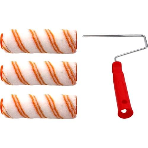 1 Set High Density Wall Paint Roller Kit Roller Frame House Painting Supplies