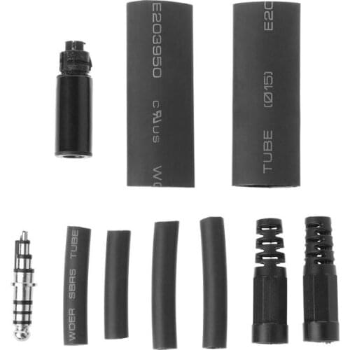 H05A 1Set DIY Helicopter Plug Headset Adapter Replacement U-174/U Type Male Female Connector Jack for David Clark Military