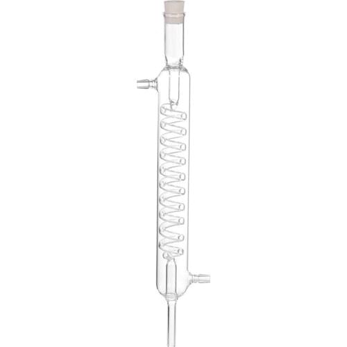 1pc Extraction Apparatus Chemistry Condenser Pipe Condensing Tube Chemistry Tool Serpentine Condenser Of Distillation Flask