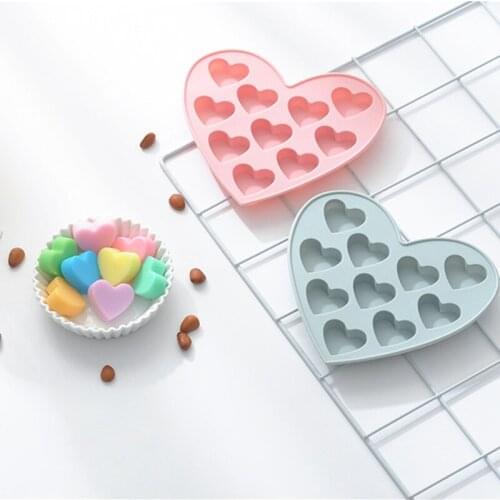 1PC Valentines Day Gift Small Love Silicone Mold Hand-Made Soap Cake Decorating Tools DIY Chocolate Kitchen Gadget Y8
