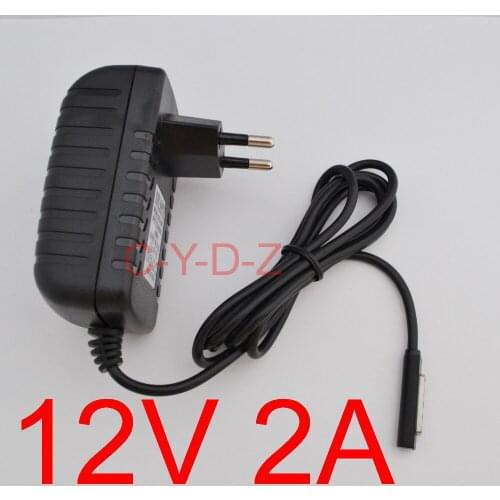 1PCS High Quality 12V 2A Wall Charger EU plug for Microsoft Surface RT 10.6 Tablet PC Power Supply Adapter
