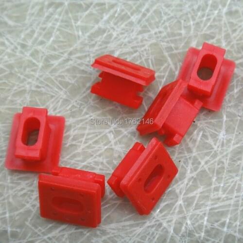 100x Dashboard Dash Trim Strip Clips Red Insert Grommets Interior Panel 51458266814 For BMWX3 E83 7 E65 E66 3 E46