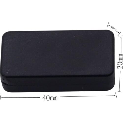40*20*11mm Black Color Electric Plastic Waterproof Case Project Junction Box Wholesale/ Instrument button control box 80*50*26