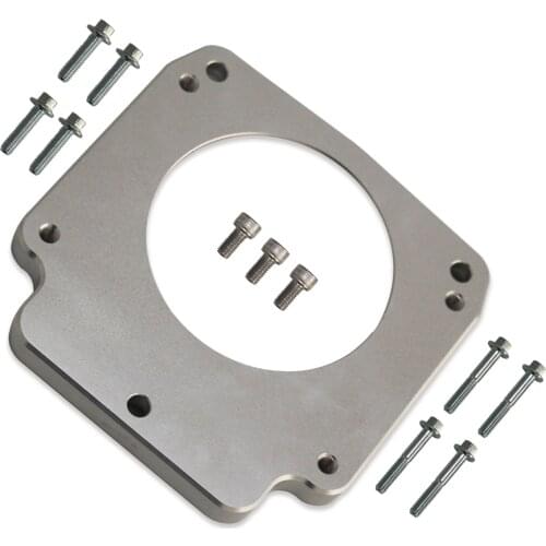ICT Billet LS Throttle Body Adapter 551513 LS1 3 Bolt Intake Manifold to LS3 4 Bolt Throttle Body