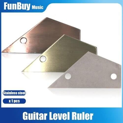Guitar Bass Fret Leveling Ruler Fret Rocker Fret Level Luthier Tool Fret Rocker Stainless Steel Guitar Ruler Guitar Accessories