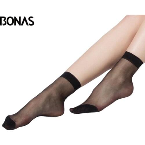 Женские модные носки BONAS China At AliExpress