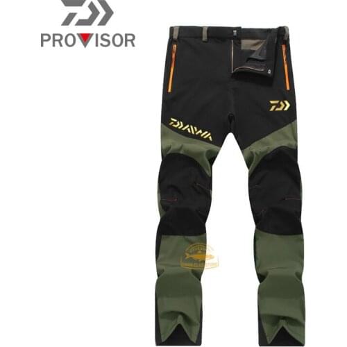 DIAWA Professional Fishing Pants Men Summer New Outdoor Sports Pants Waterproof AntiUV Quick Drying Breathable Fishing Pants