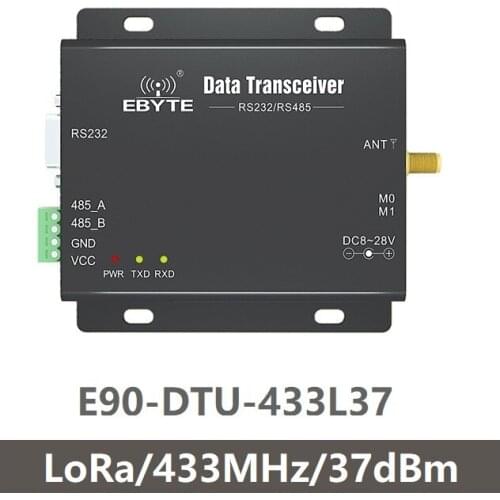 E90-DTU-433L37 LoRa long Range RS232 RS485 433mhz 5W IoT uhf Wireless Transceiver Module Transmitter and Receiver