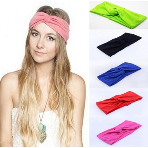 Elastic Band for Sports Bandages Yoga Accessories High Hair Ribbon Headbands for Women Sweatband for Dancing Running Gym Workout