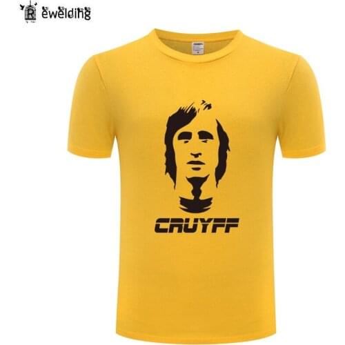JOHAN CRUYFF Printed Men T Shirt Fitness Bodybuilding Fans Wear T Shirts Men Cotton Short Sleeve Male Tshirt Streetwear Tops Tee