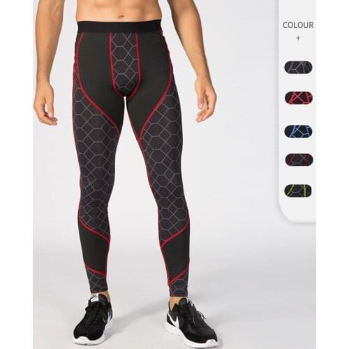 2021 Sweatpants Men Jogger Bodybuilding Quick Dry Compression Pants Sportswear Fitness Running Training Sport Tights Gym Legging