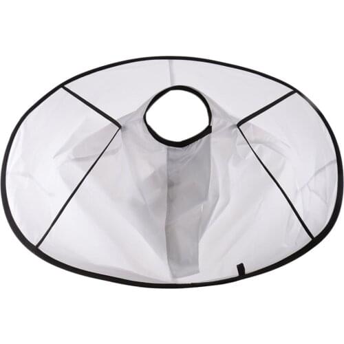 Umbrella Shaped Hair Cutting Cape Cloak Waterproof Family Home Salon 35inch