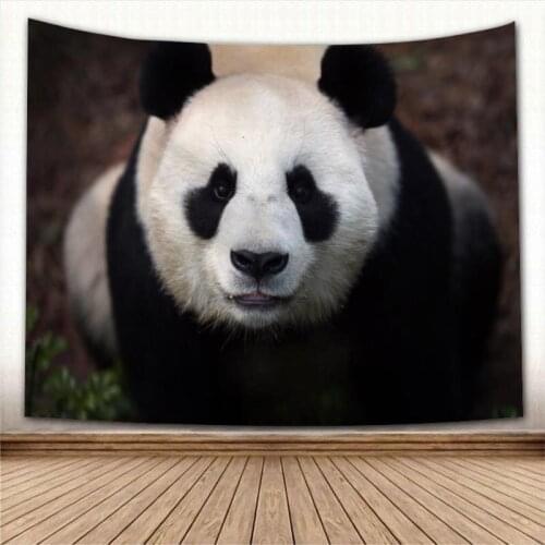 Animal Panda Tapestry Wall Hanging Tapestries Farmhouse Home Party Wall Cover Decor College Dorm Wall Carpet New Arrival