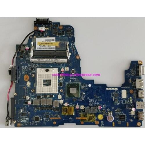 Genuine K000128590 PHQAA LA-6832P HM65 Laptop Motherboard for Toshiba Satellite A660 P755 P755-S5320 Notebook PC