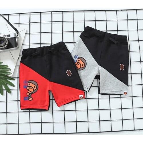 2021 New Kids Boy Girls Animal Pattern Match Color Printed Cool Summer Short Pants Hip Hop Style Pant