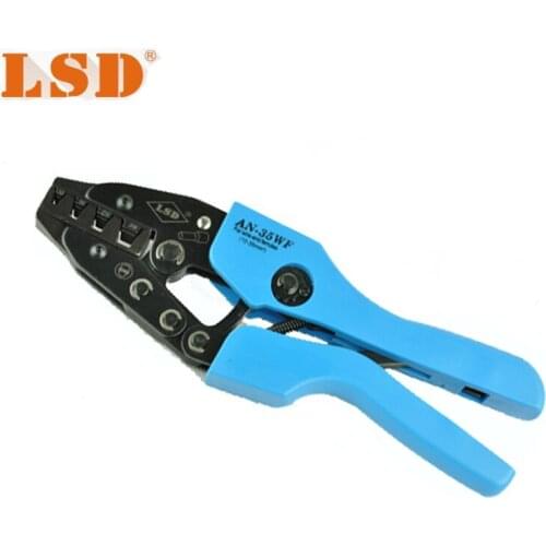 AN-35WF Ratchet crimping tool for cable ferrules 10-35mm2, two hand operate crimper