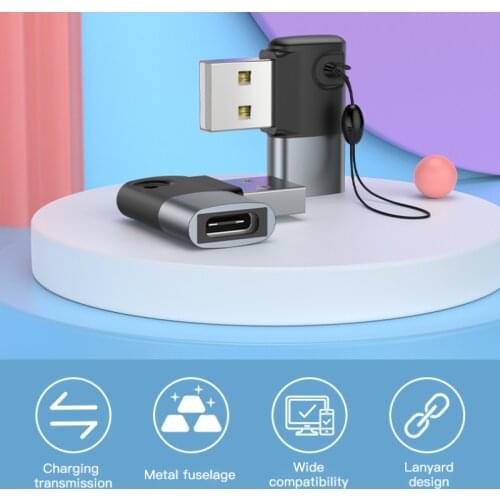 OTG Adapter Macbookpro 90° Elbow Adapter USB2.0 To Type-C Converter For Xiaomi USB Adapter Type-C OTG Cable Converter