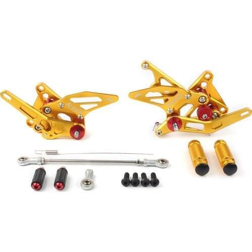 Motorcycle Foot Pegs Rest Footpegs Rearset For Suzuki Hayabusa GSX1300 1999-2010 2011 2012 2013 2014 2015 2016 2017 2018