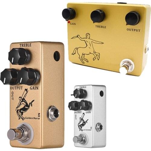 Professional Golden Overdrive Pedal For Guitar Metal Ture Bypass Electric Guitar Effect Pedals Guitar Pedal guitar accessories