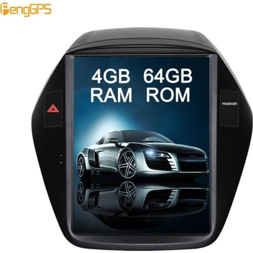 PX-6 Android 9.0 Tesla Vertical 10.4" Screen for Hyundai IX35 2009-2016 Audio Player 1920*1080 GPS Navigation 4G+64G 4K Headunit