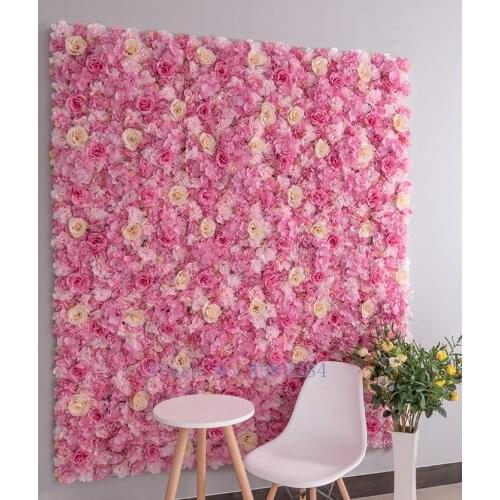 40X60CM Silk Rose Home Decoration Artificial Flower Decorated for The Wedding Flower Wall Romantic Wedding Background Decoration
