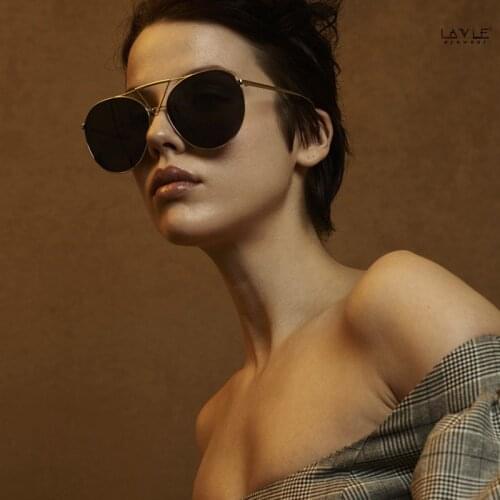 2018 Distinct Design Sunglasses Handmade High Quality Polarized Sunglasses Anti-Reflective Pilot Men Women Sunglasses Luxury