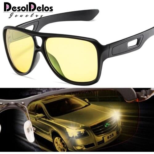 DesolDelos Men Polarized Sunglasses Luxury Brand PC Frame Glasses Women Bright Black UV400 Goggles Gafas De Sol K1040