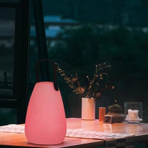 LED Night light Portable Lantern Camping Light Tourism Rechargeable Light Color Remote Control Outdoor Garden Decorative Light