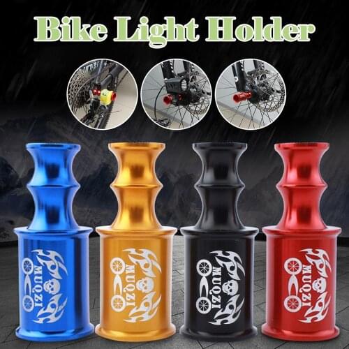 Bicycle Hub Quick Release Axis Front Wheel Lamp Holder Cycling Extender Lampholders Rear Derailleur Protection Lighthouse
