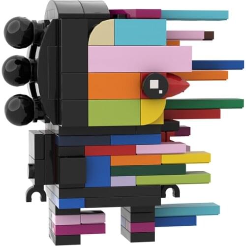 11.11 hot sale DIY moc version kwa brickheadz building block creative toys for children gifts