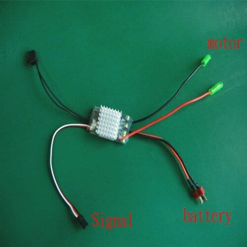 40A Dual Way Brushed ESC 5-25V 2-6S Electronic Speed Controller DIY Parts for RC Racing Boat Car Tank 550 775 Motor Parts