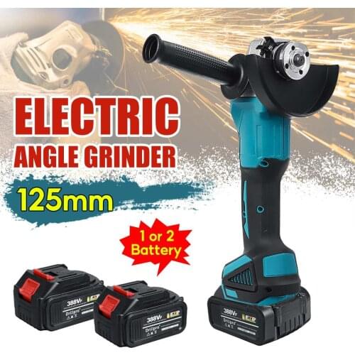 125MM Cordless Angle Grinder Cutting Machine Power Tool 15000Mah Lithium-Ion Battery Electric Grinder for Makita 18V Battery