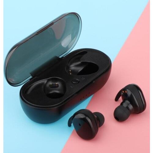 Y30 Wireless Headphones TWS Fingerprint Touch Control Bluetooth 5.0 Earphones HiFi Waterproof Headset Gaming Headphones with Mic